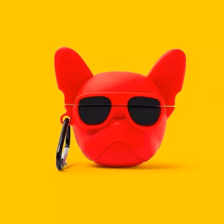 Case AirPods Premium - Bulldog Merah